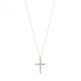 Cruz Montada con Zirconias (Plata .925)