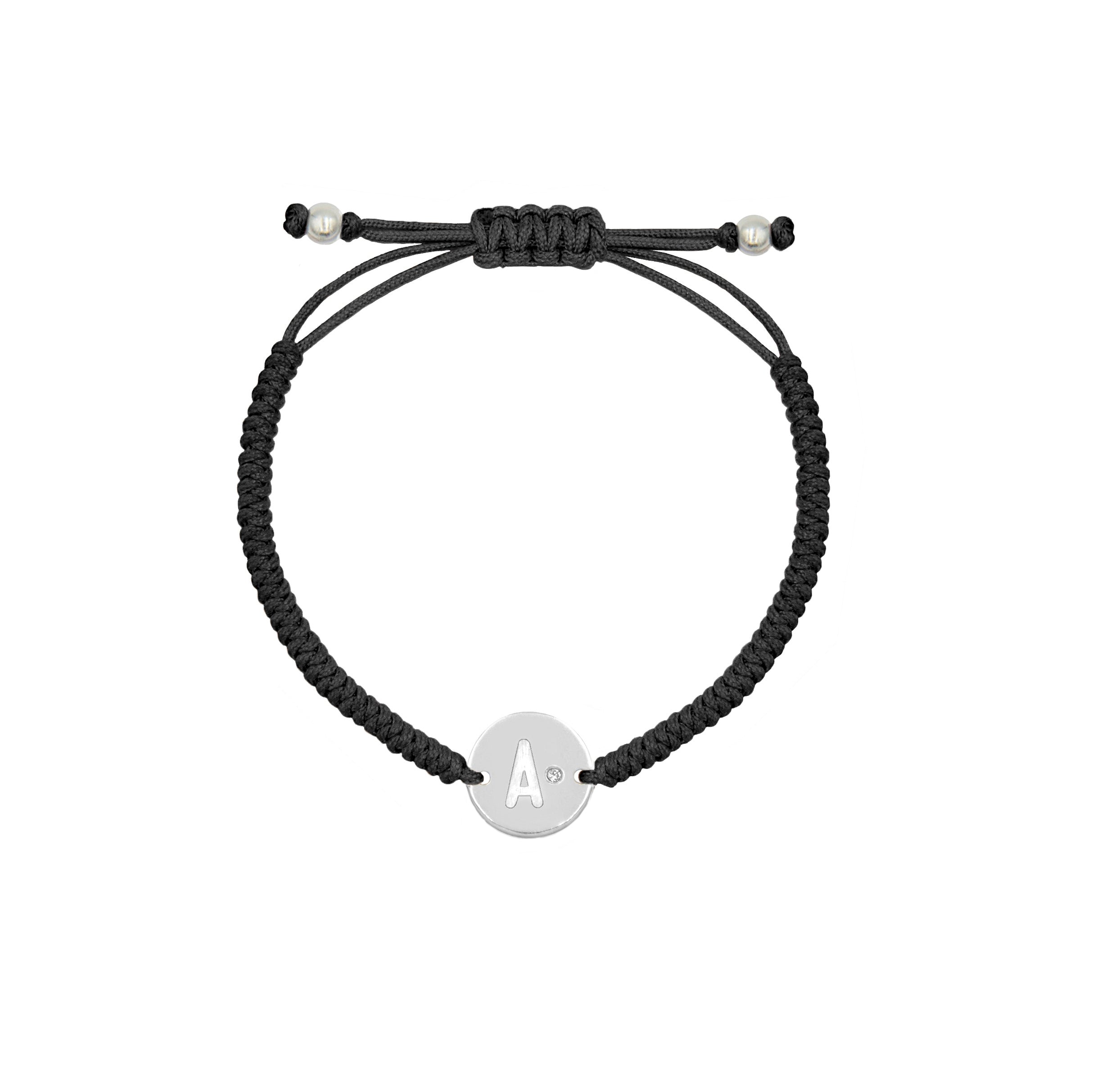Pulsera Inicial con Zirconia (Plata .925)