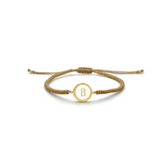 Pulsera Aura Initials  (Plata .925 con Baño de Oro)