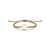 Pulsera Aura Initials  (Plata .925 con Baño de Oro)