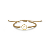 Pulsera Aura Initials  (Plata .925 con Baño de Oro)