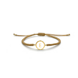 Pulsera Aura Initials  (Plata .925 con Baño de Oro)