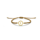 Pulsera Aura Initials  (Plata .925 con Baño de Oro)