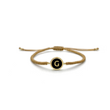 Pulsera Aura Initials  (Plata .925 con Baño de Oro)