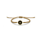 Pulsera Aura Initials  (Plata .925 con Baño de Oro)