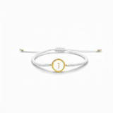 Pulsera Aura Initials  (Plata .925 con Baño de Oro)