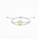 Pulsera Aura Initials  (Plata .925 con Baño de Oro)