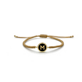 Pulsera Aura Initials  (Plata .925 con Baño de Oro)
