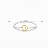 Pulsera Aura Initials  (Plata .925 con Baño de Oro)
