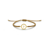 Pulsera Aura Initials  (Plata .925 con Baño de Oro)