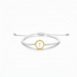 Pulsera Aura Initials  (Plata .925 con Baño de Oro)