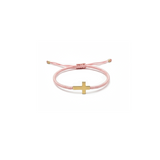 Pulsera Cruz Mini Niños (Plata .925 con Baño de Oro)