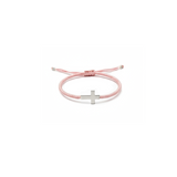 Pulsera Cruz Mini Niños (Plata .925 con Baño de Oro)