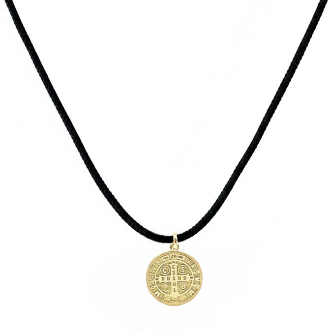 Dije San Benito Grande (Oro de 14K)