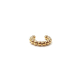 EarCuff Esferas 3mm (Plata .925 con Baño de Oro)