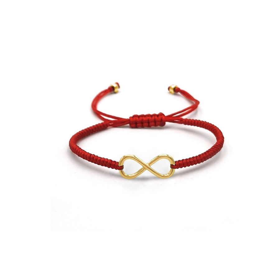 Pulsera Infinito (Plata .925 con Baño de Oro)