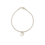 Pulsera Inicial Esferas 2mm (Plata .925)