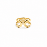 Anillo Aura (Plata .925 con Baño de Oro Amarillo)