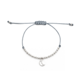 Pulsera Lucky Charm Luna (Plata .925)