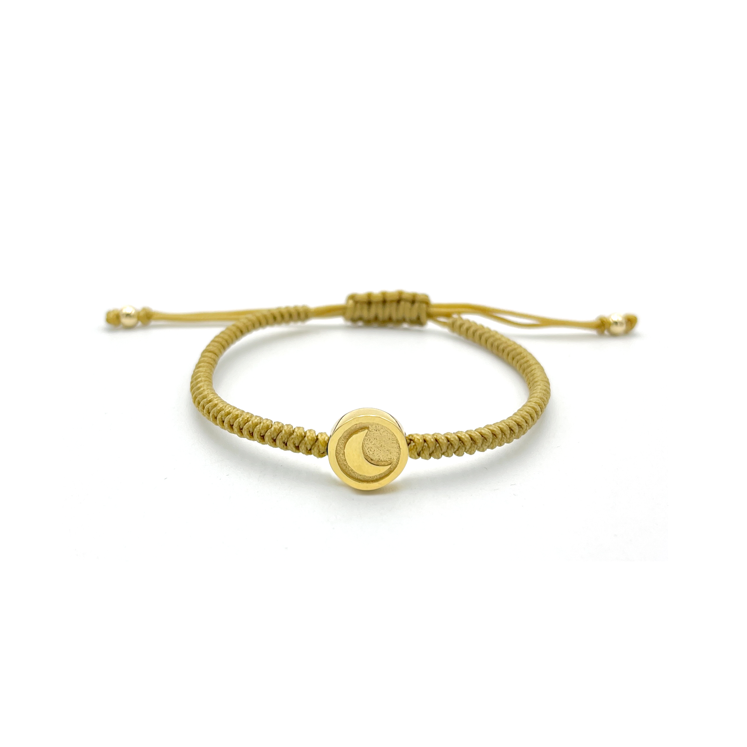 Pulsera Stamp Luna(Plata .925 con baño)