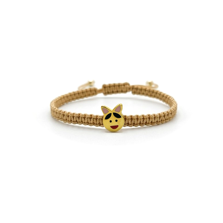 Pulsera Mi Tribú (Plata .925 con Baño de Oro)