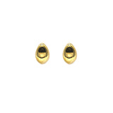 Broquel Chico Pebble (Plata .925 con Baño de Oro)