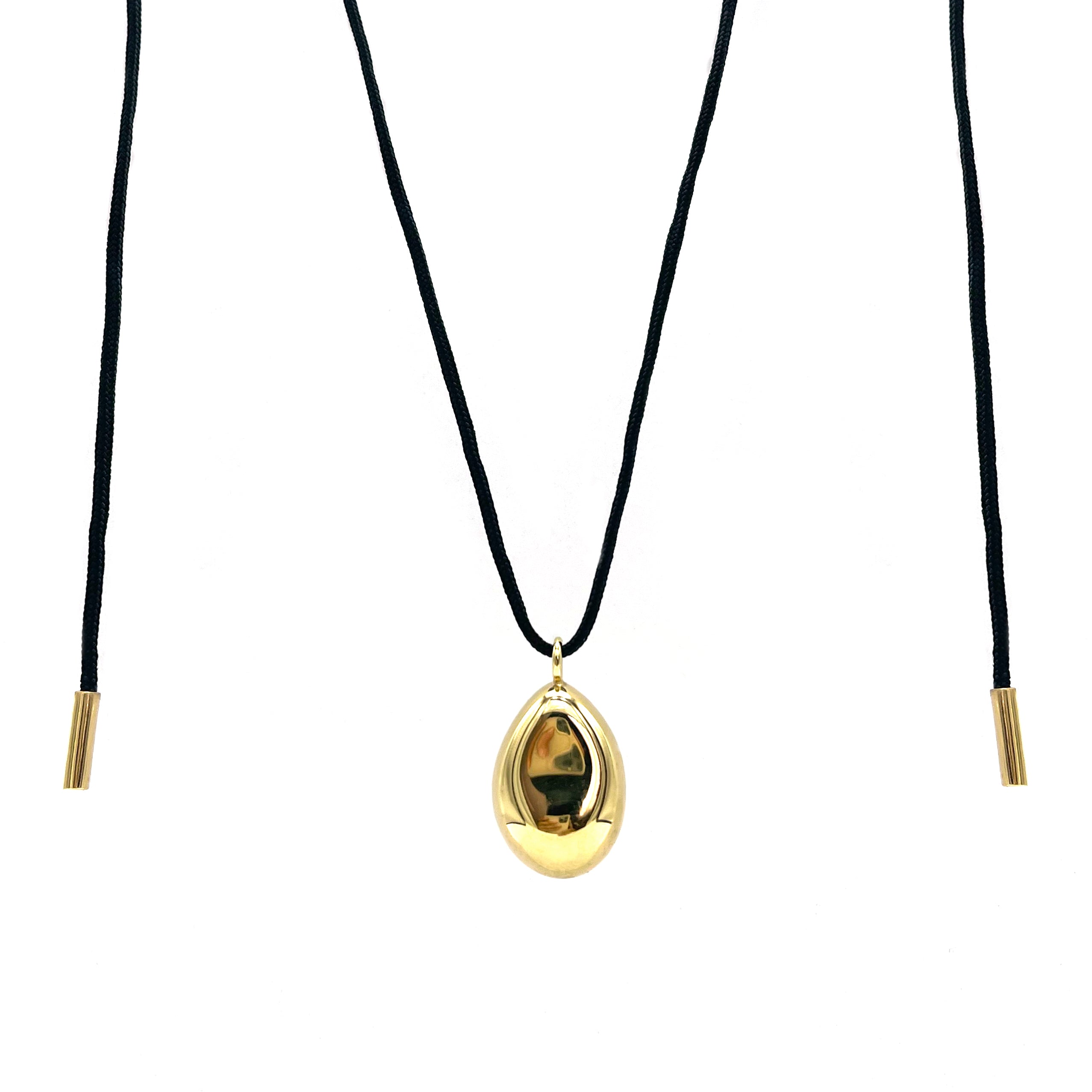 Pebbles Rodriguez Collar Dije Grande Pebble (Plata .925 con Baño de Oro) – Marcia ...