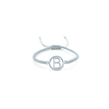 Pulsera Inicial con Marco (Plata .925)