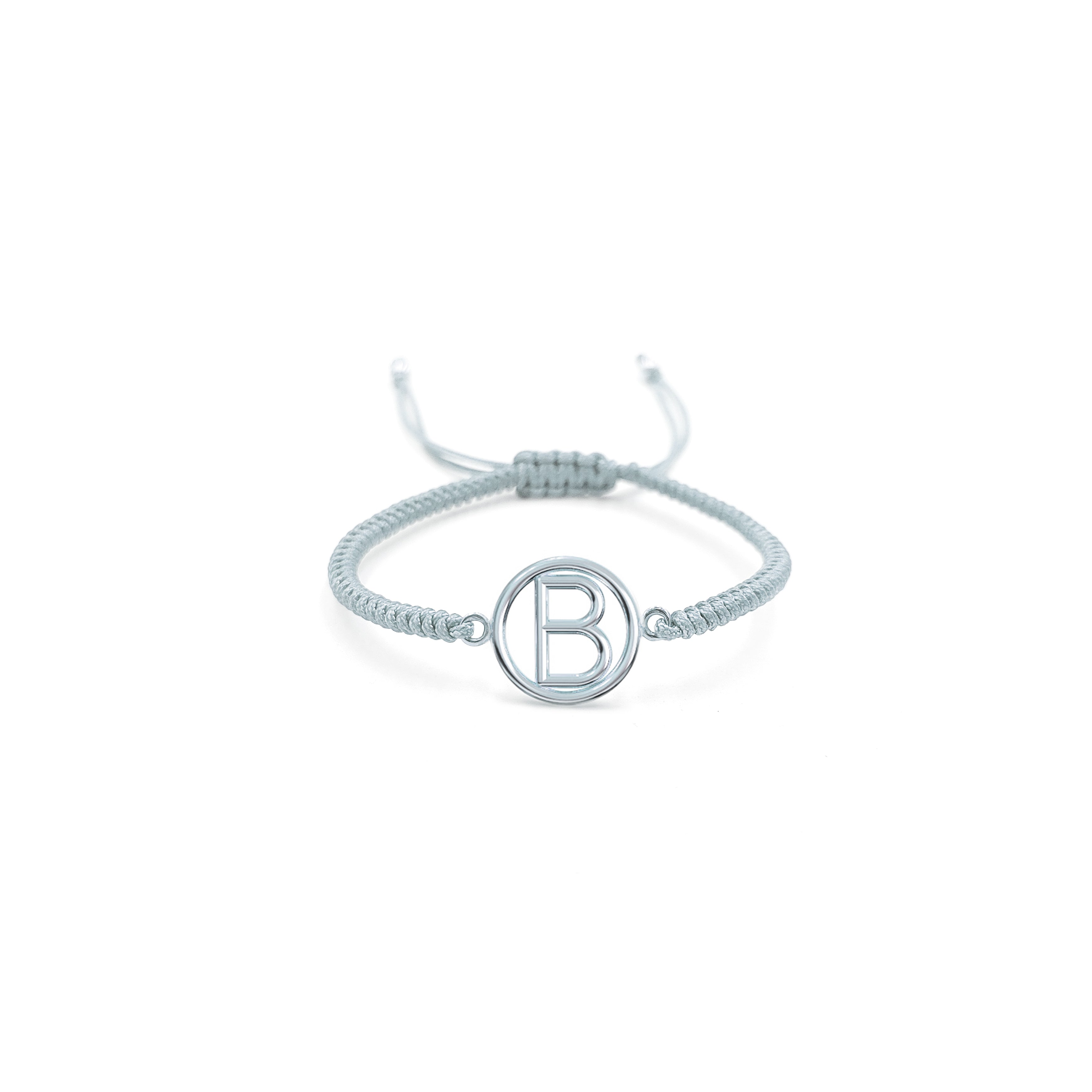 Pulsera Inicial con Marco (Plata .925)