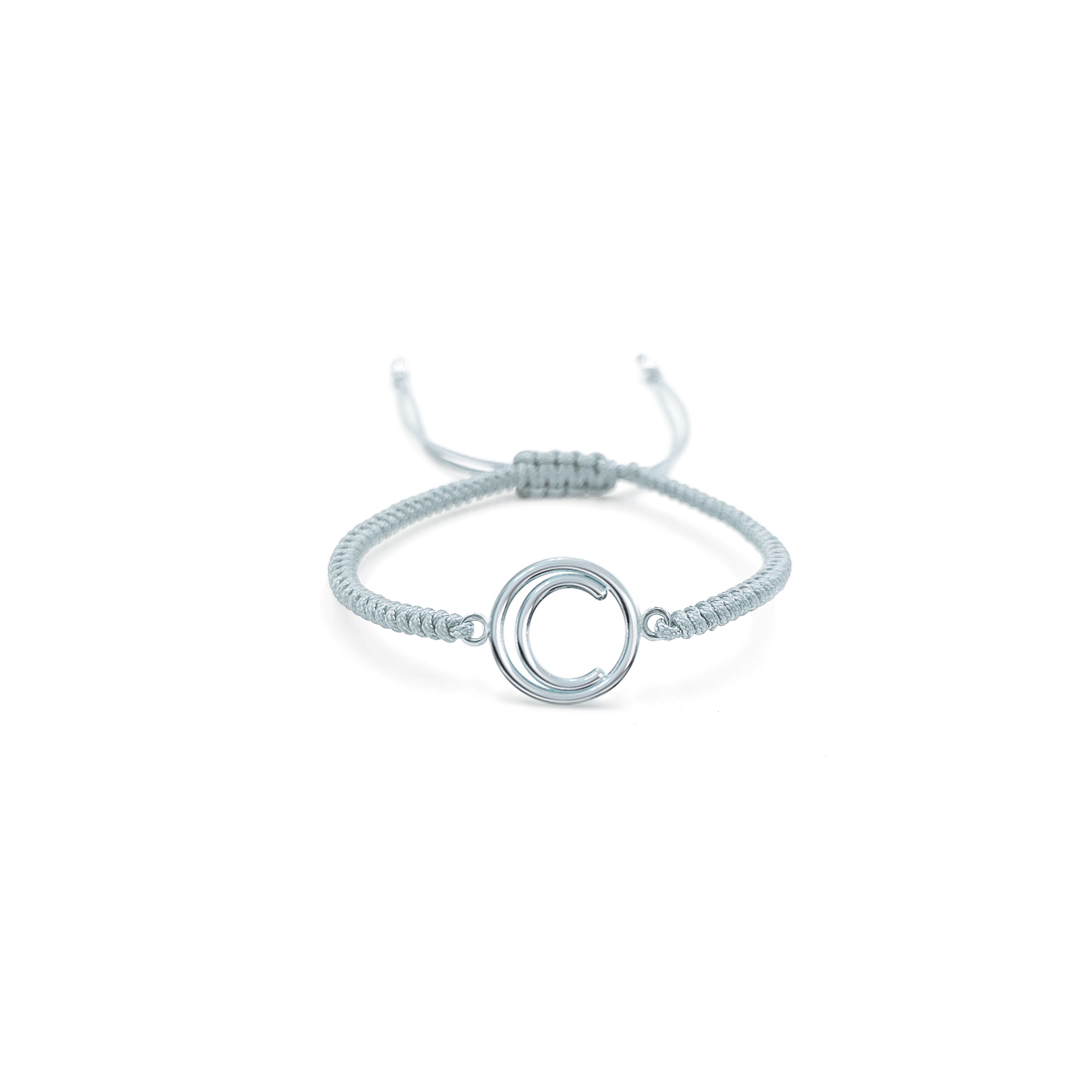 Pulsera Inicial con Marco (Plata .925)