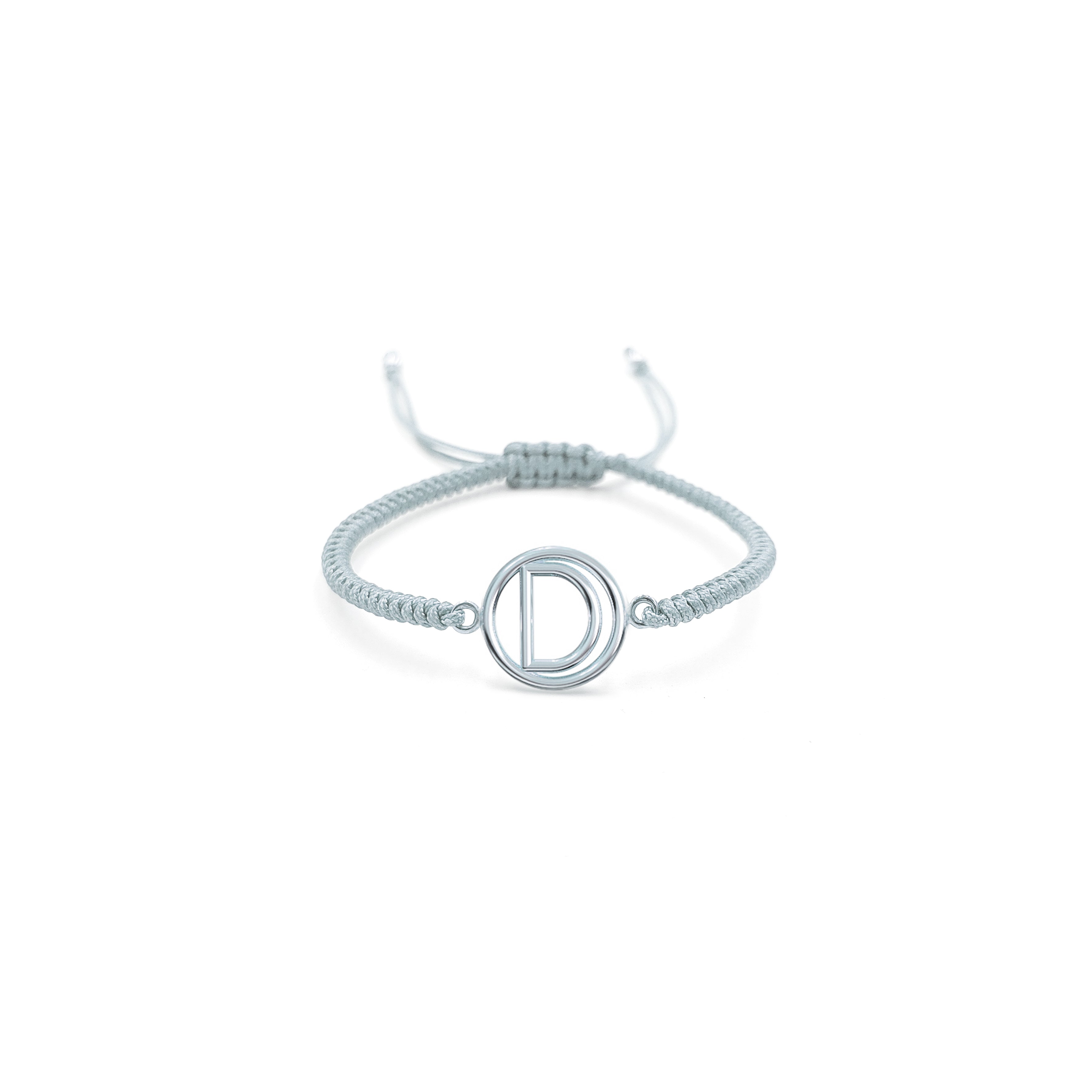 Pulsera Inicial con Marco (Plata .925)