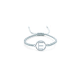 Pulsera Inicial con Marco (Plata .925)