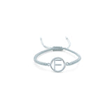 Pulsera Inicial con Marco (Plata .925)