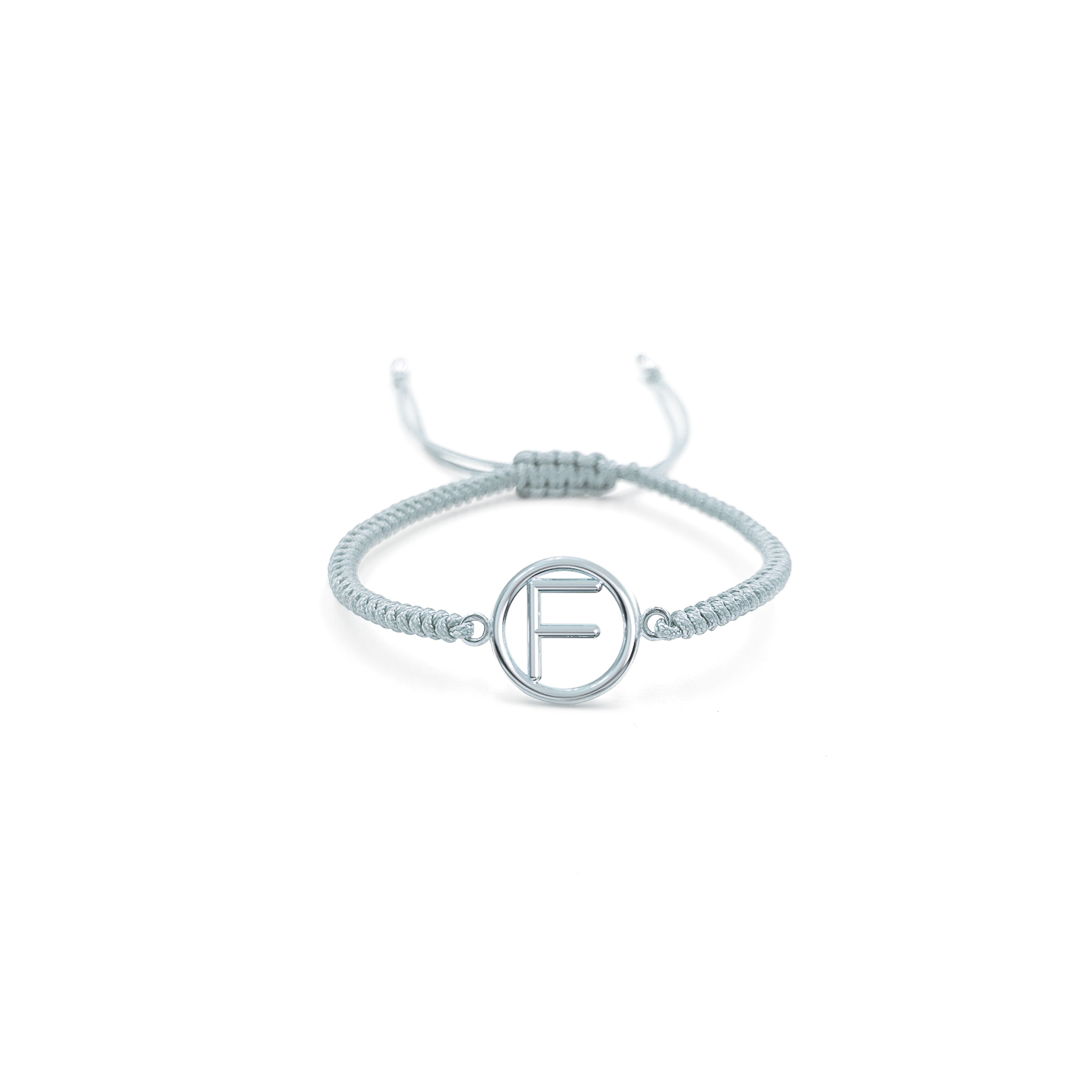 Pulsera Inicial con Marco (Plata .925)
