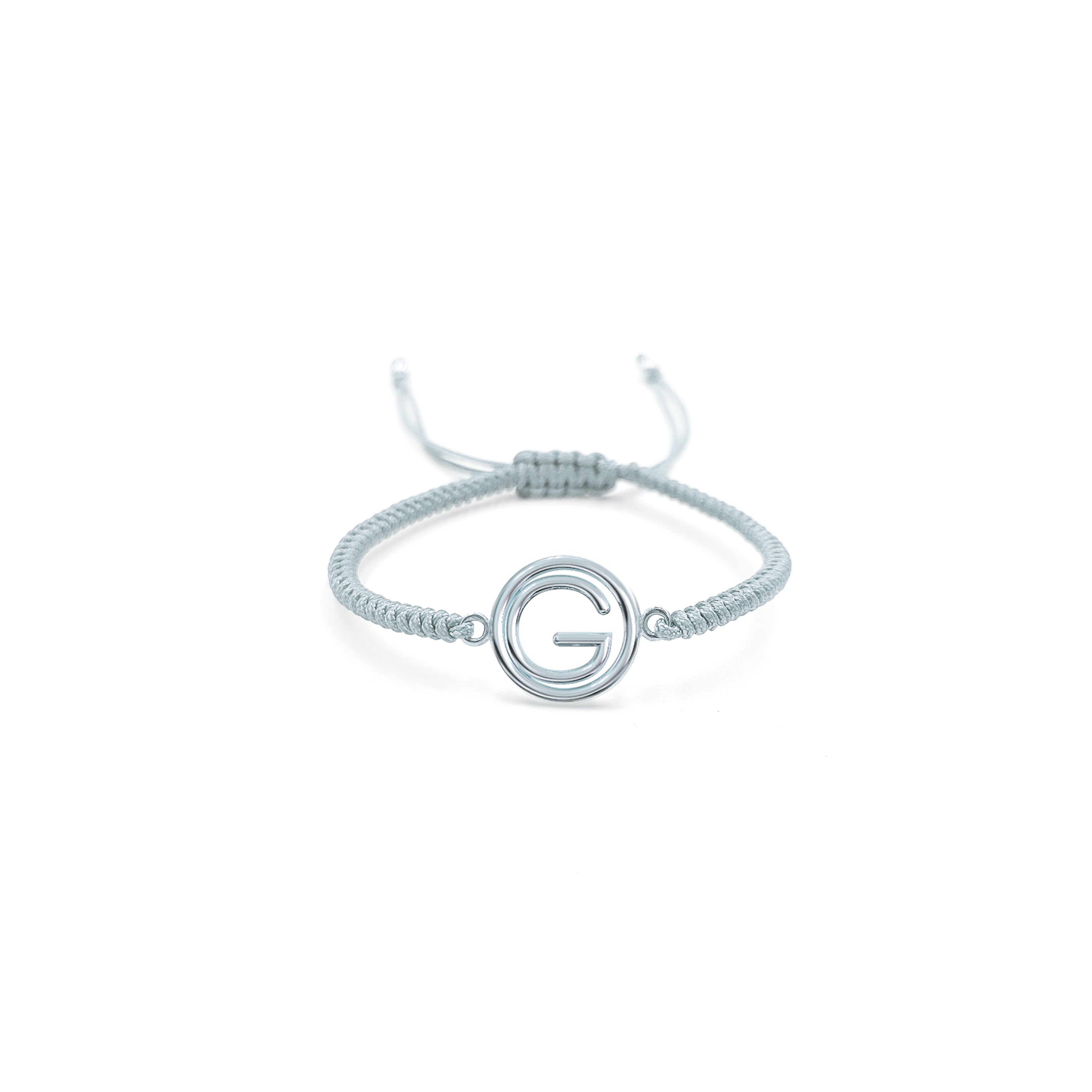 Pulsera Inicial con Marco (Plata .925)