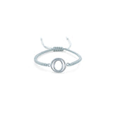Pulsera Inicial con Marco (Plata .925)