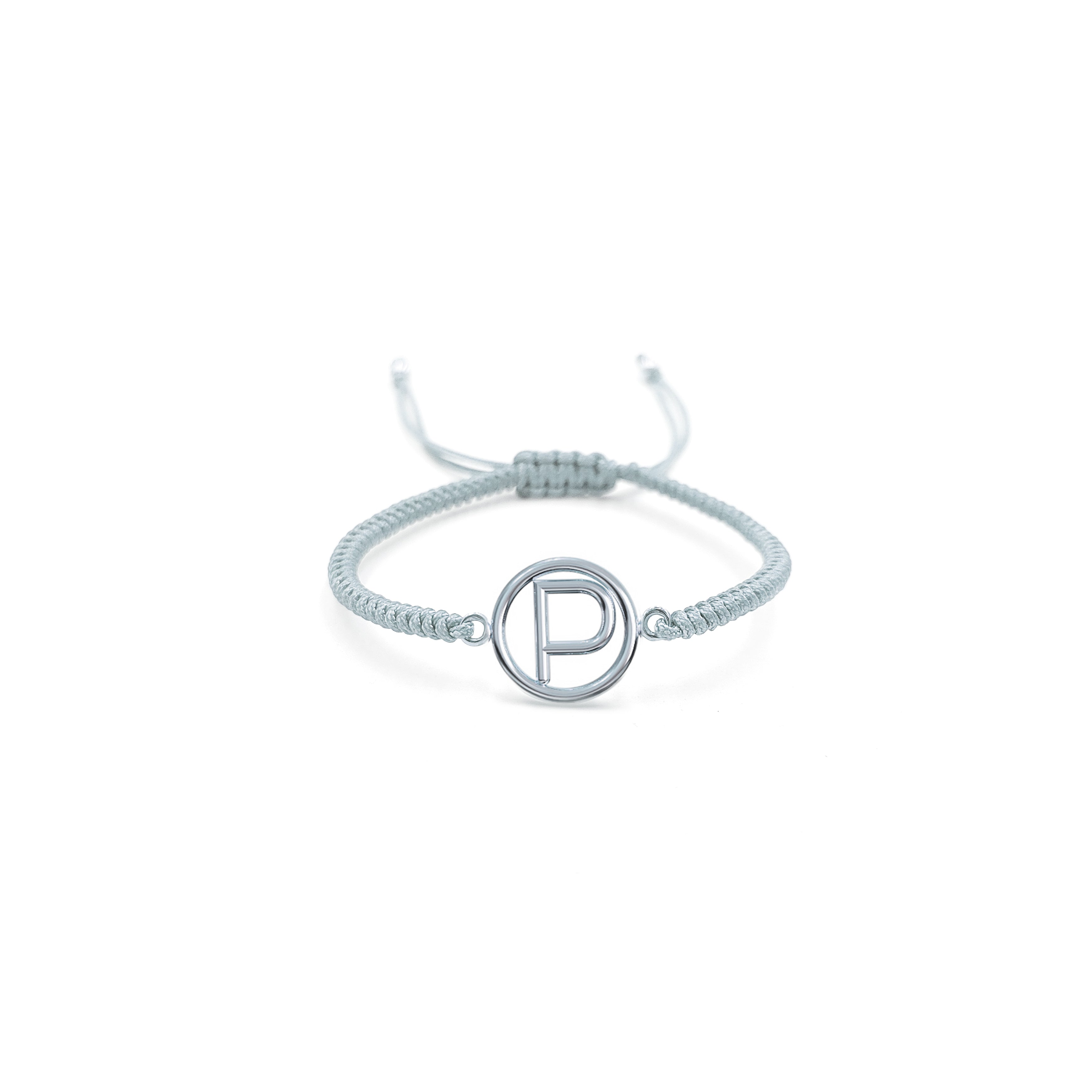 Pulsera Inicial con Marco (Plata .925)
