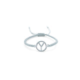 Pulsera Inicial con Marco (Plata .925)