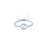 Pulsera Inicial con Marco (Plata .925)
