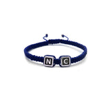Pulsera Iniciales Negra