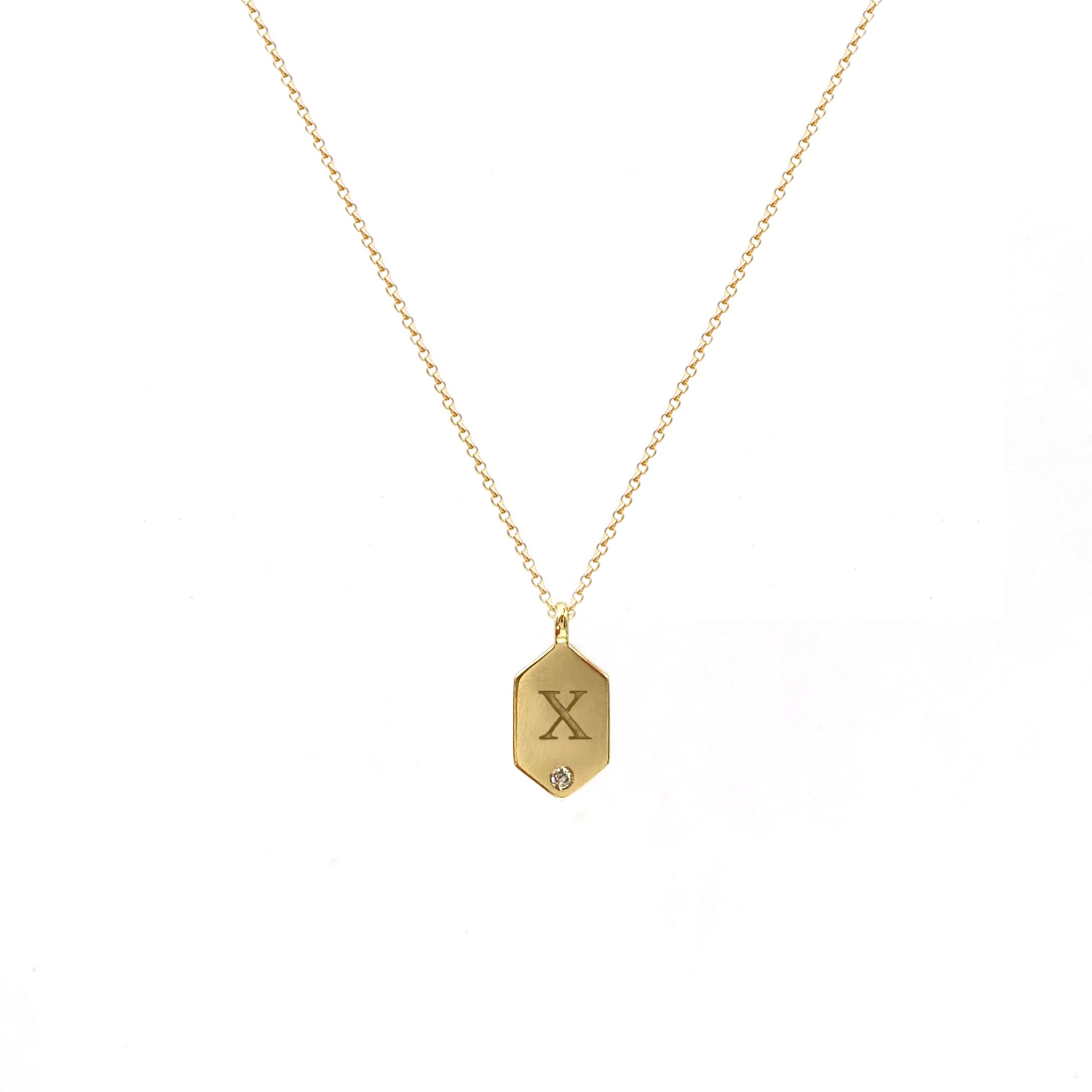 Inicial Kite (Oro de 14K)