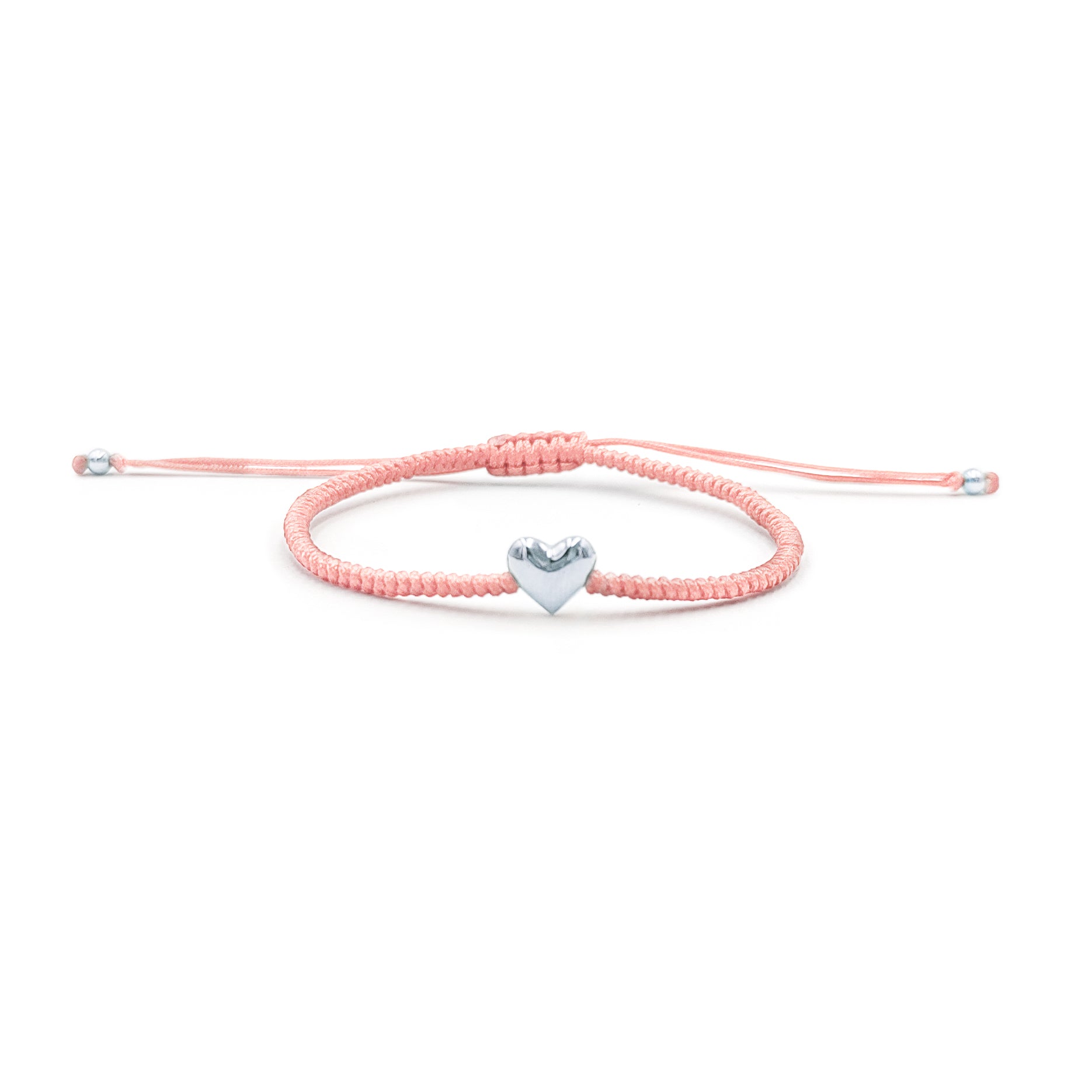 Pulsera Corazón Abombado Chico (Plata .925)