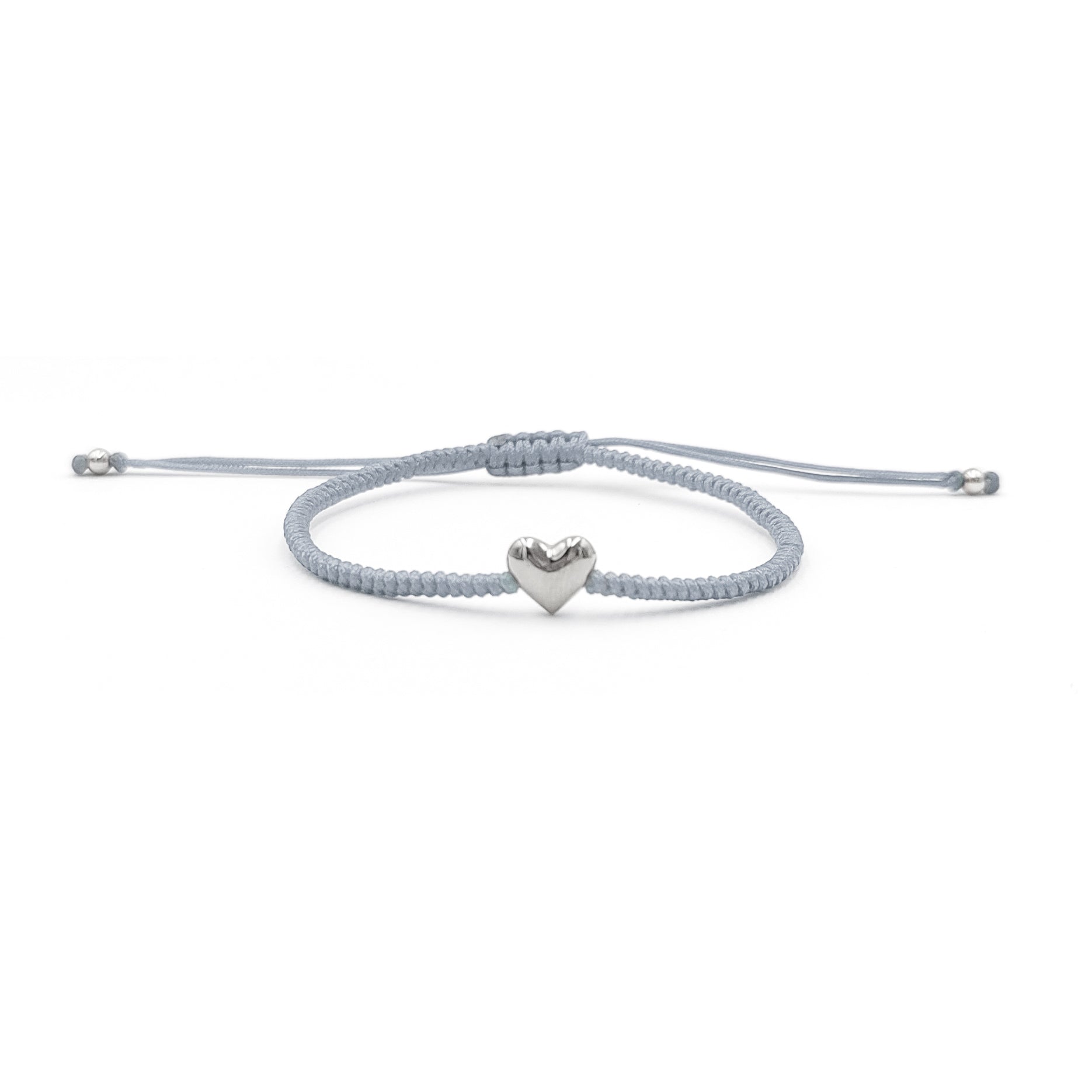 Pulsera Corazón Abombado Chico (Plata .925)