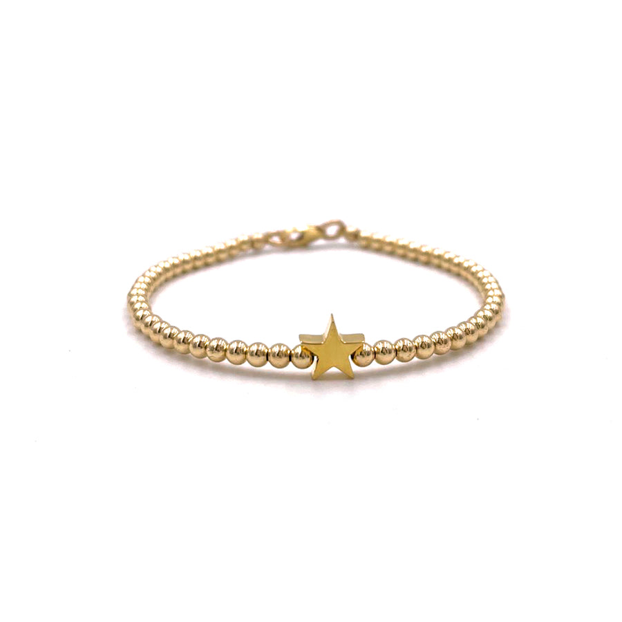 Pulsera Estrella Mediano (Oro Laminado Amarillo)