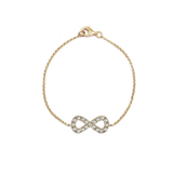 Pulsera Lumina Infinito (Plata .925 con Baño de Oro)