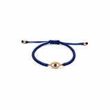Pulsera Ojito (Plata .925 con Baño de Oro)