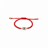 Pulsera Ojito (Plata .925 con Baño de Oro)