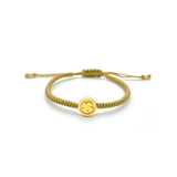 Pulsera Stamp Treból  (Plata .925 con baño)