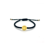 Pulsera Stamp Treból  (Plata .925 con baño)