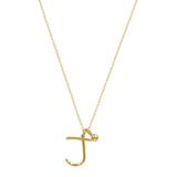 Initial Necklace (Plata .925 con Baño de Oro Amarillo)